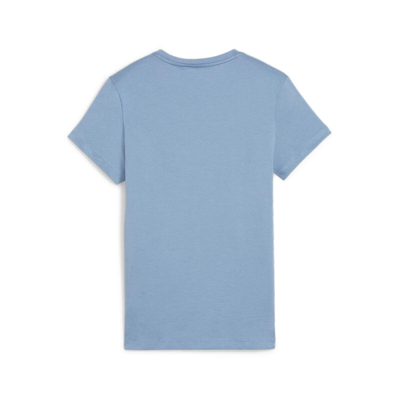 Camiseta Mujer Essentials Logo PUMA Zen Blue