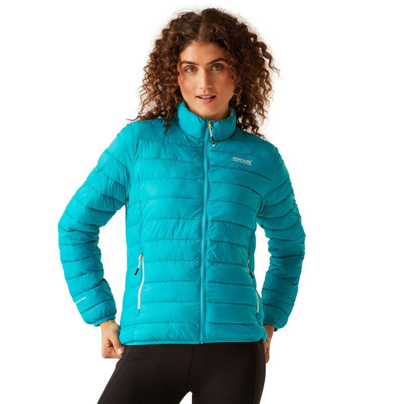 Dames Hillpack II geïsoleerde gewatteerde jas (Tahoe blauw/verbleekt aqua)