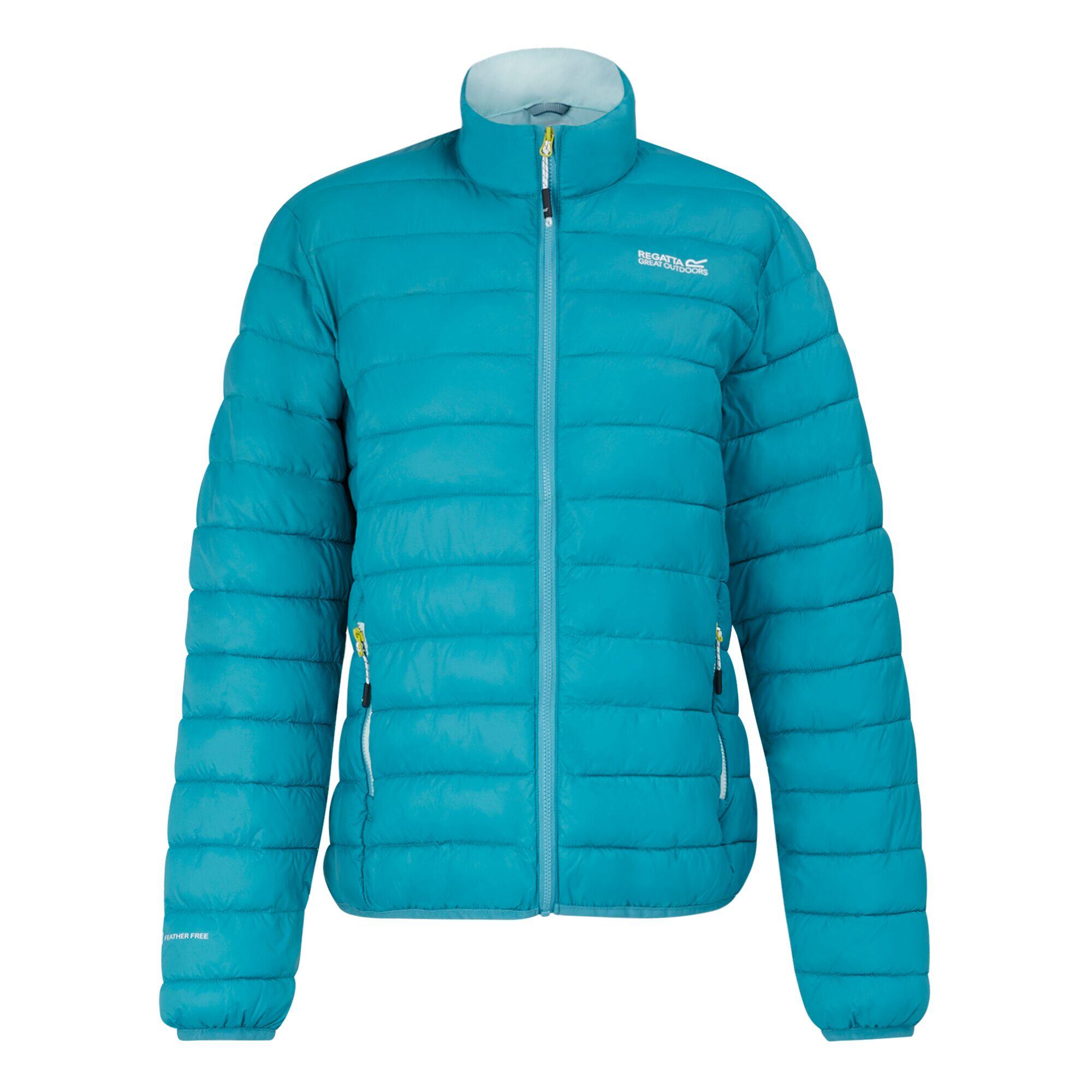 Women's HILLPACK quilted jacket (Tahoe blue / Washed turquoise)