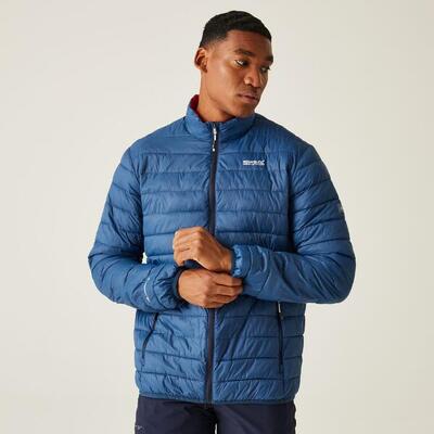 Gevulde jas heren wandelen hillpack quilted
