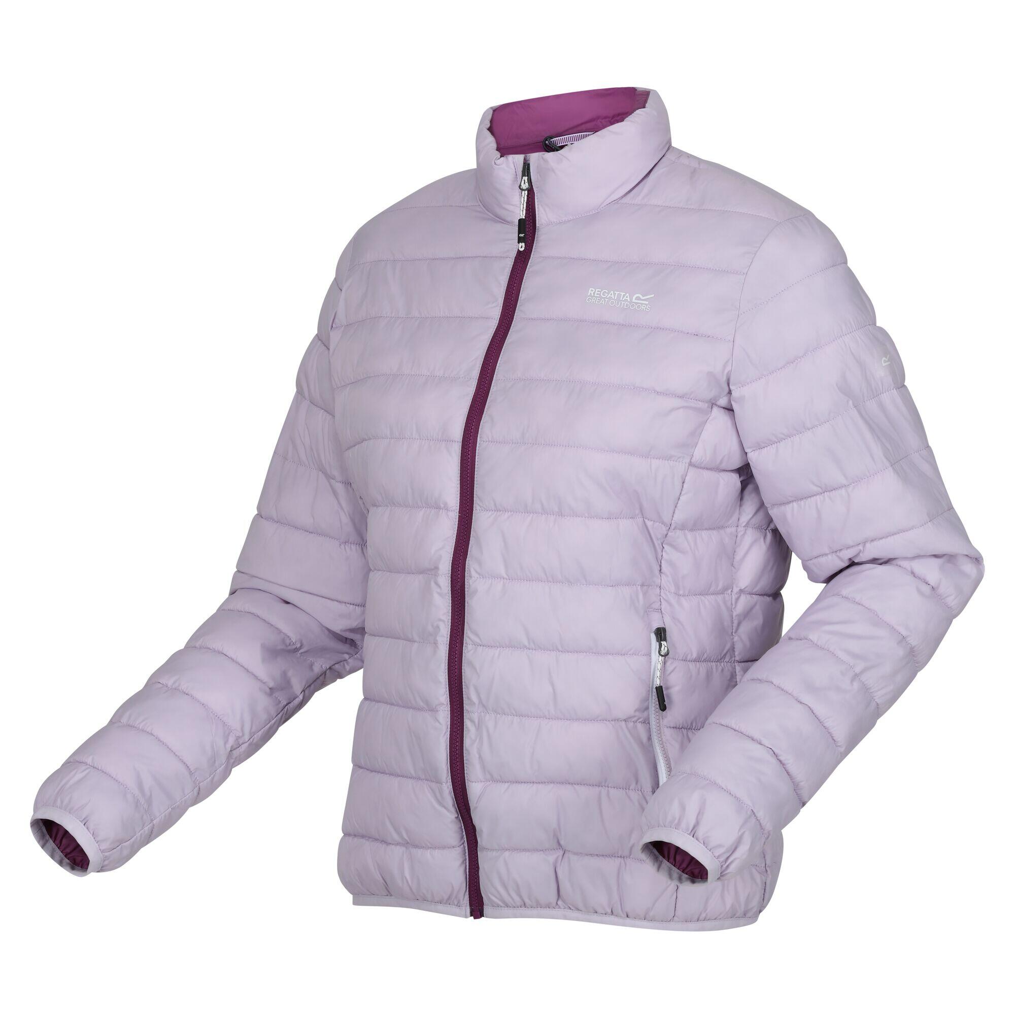 Dames Hillpack II geïsoleerde gewatteerde jas (Lila Frost/Zonsondergang Paars) 3/5
