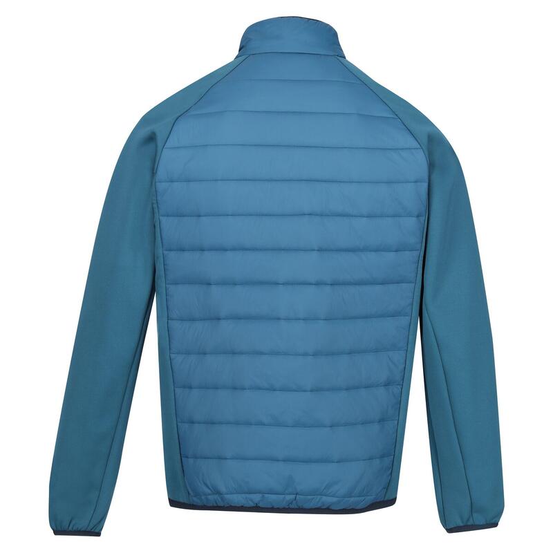 Veste hybride CLUMBER Homme (Bleu marocain / Jaune verdâtre)