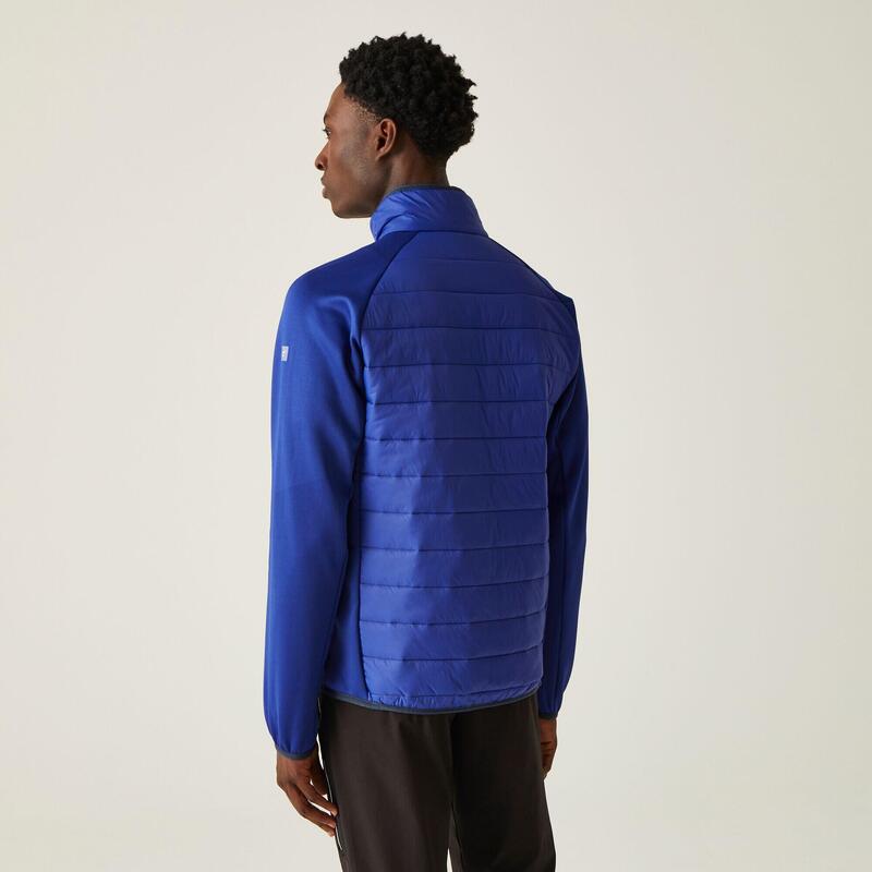Doudoune Synthétique Randonnée - Clumber Hybrid verte homme