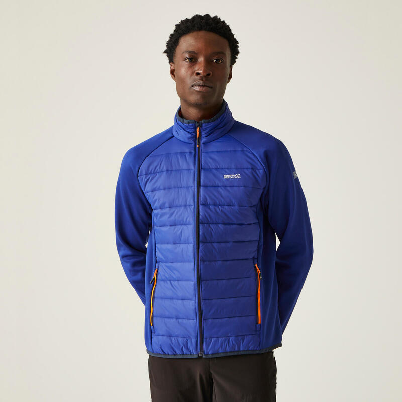 Doudoune Synthétique Randonnée - Clumber Hybrid verte homme