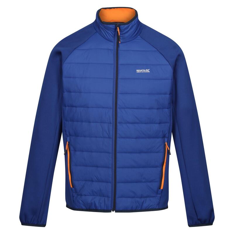 Doudoune Synthétique Randonnée - Clumber Hybrid verte homme