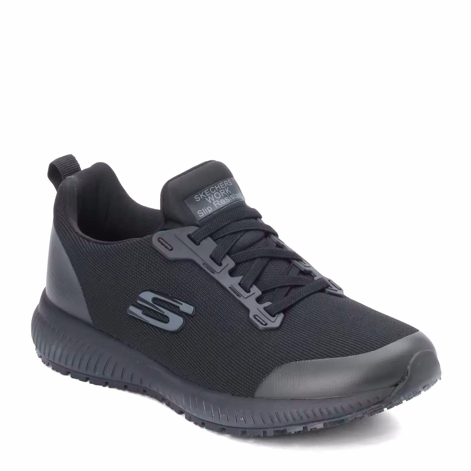 Sapatilhas Skechers Mulher Work: Squad SR Pretas 6/7