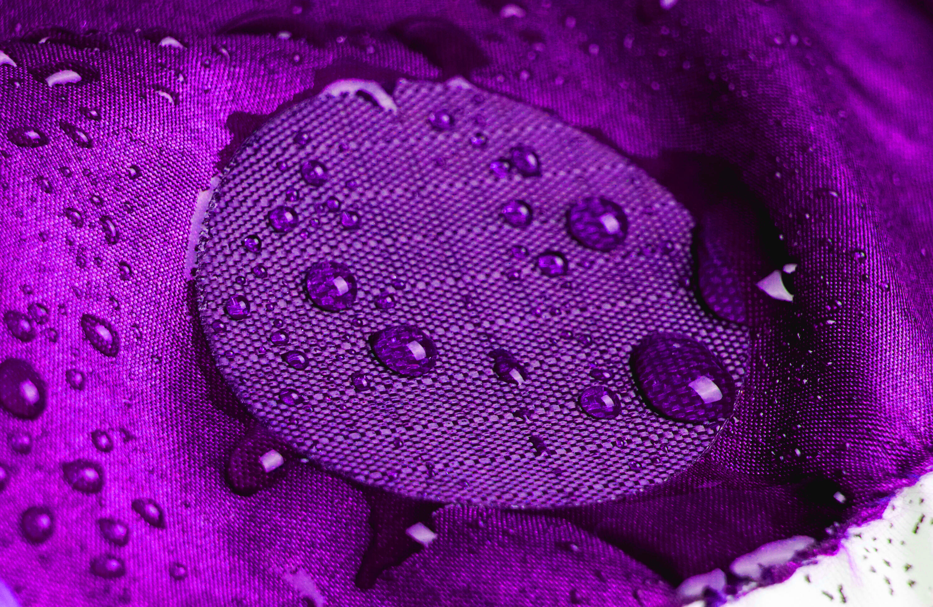 Parches impermeables para reparar chaquetas de plumas (morado oscuro) 6/9