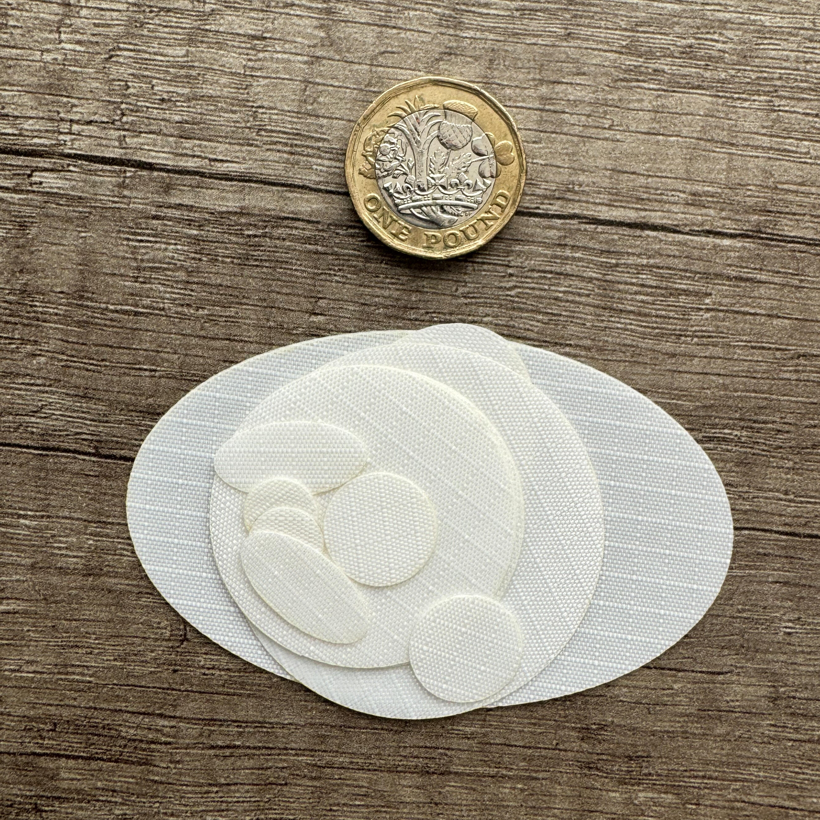 Puffer Jacket Repair Patches Waterproof, SelfAdhesive (11Pcs, White