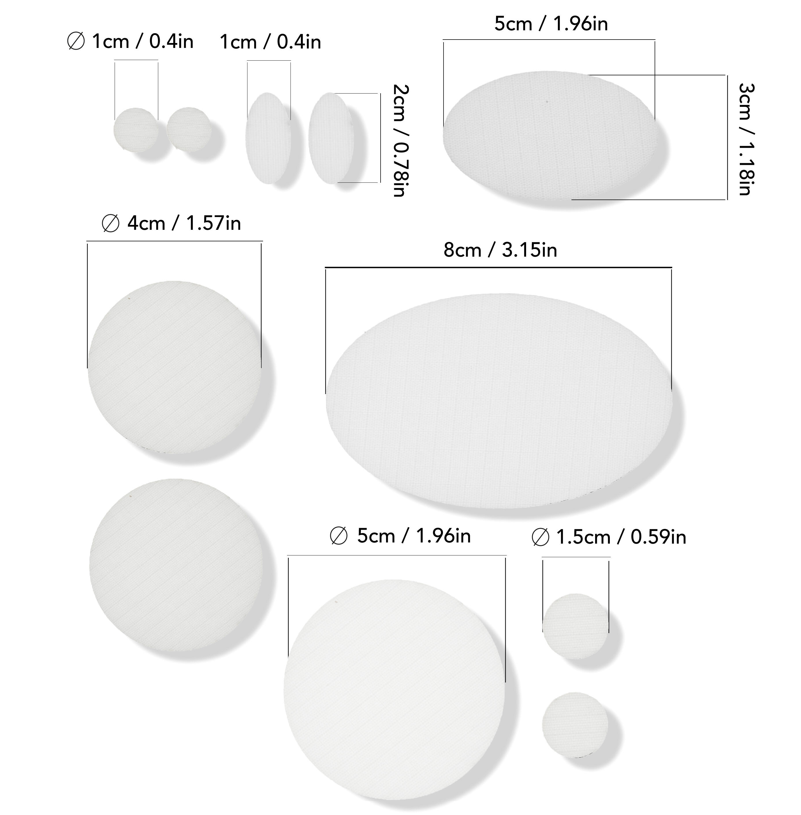 Parches de reparación para chaquetas de plumas (blanco) 4/9