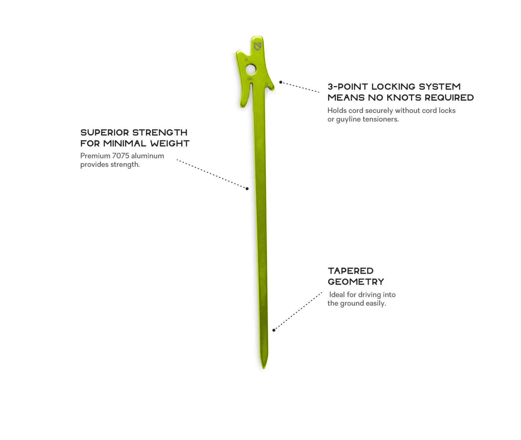 Nemo Equipment Airpin Tent Pegs - 4 Pièces 4/6