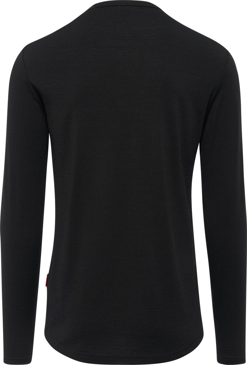 Thermowave Chemise à manches longues Aero en laine mérinos - Hommes - Noir 2/5