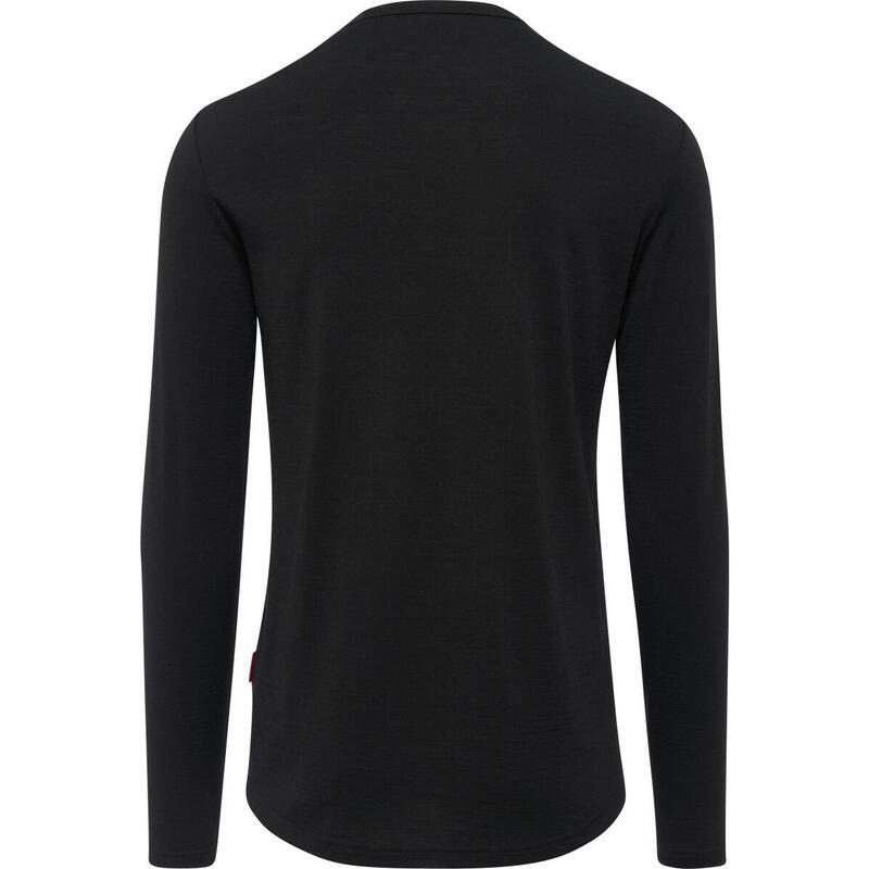 Thermowave Chemise à manches longues Aero en laine mérinos - Hommes - Noir