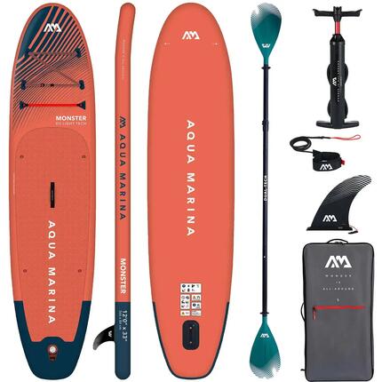Deska Pompowana SUP Aqua Marina Monster 12'0" + wiosło 2w1 Dual-Tech 2024