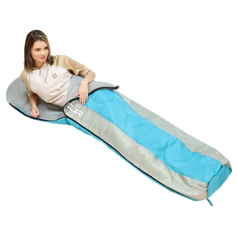 Śpiwór turystyczny Enero Camp Traveler z kompresją 210X80xx50cm