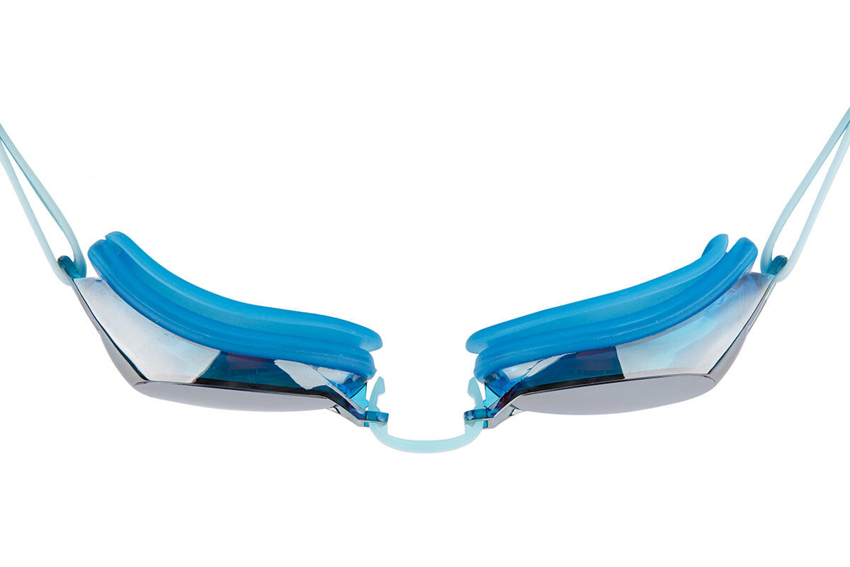 Zoggs Endura Mirror occhialini da nuoto lente specchiata Aqua Pink taglia unica 3/7