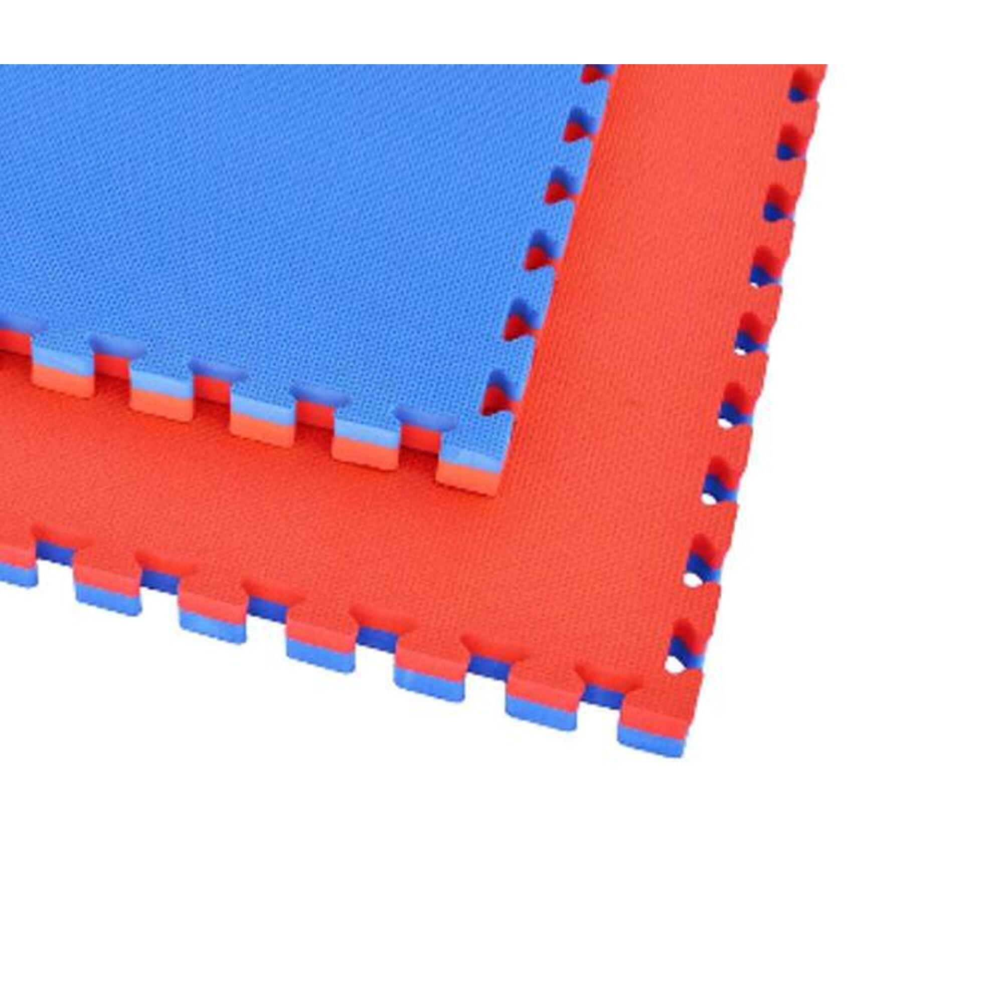 Saltea  Tatami Puzzle 2 cm ARMURA Albastru/Rosu