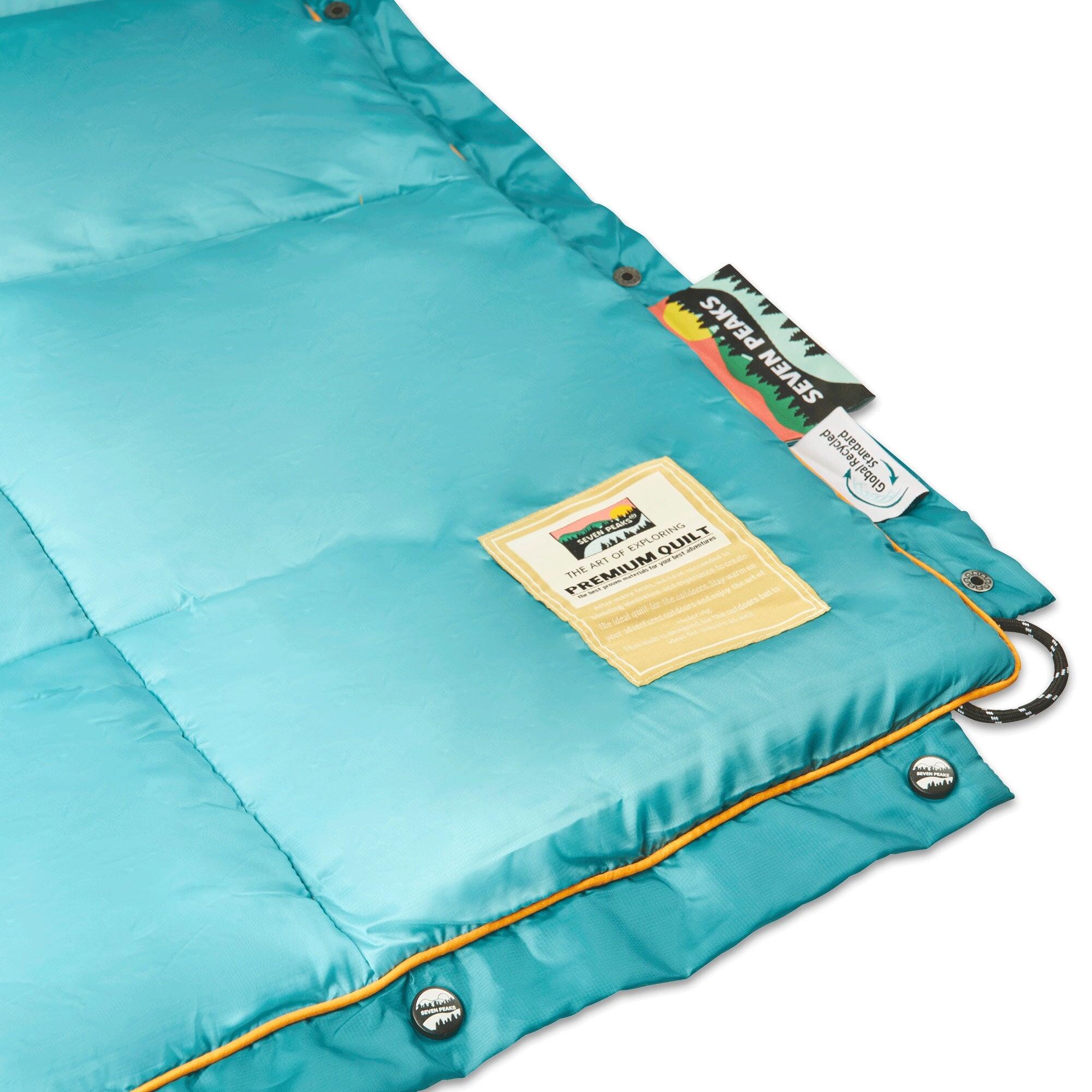 XL Outdoor-Bettdecke Seven Peaks Get Lost blau 200x180cm 6/7