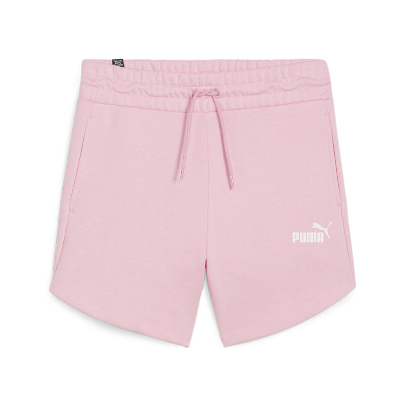 Essentials short met hoge taille voor dames PUMA Pink Lilac