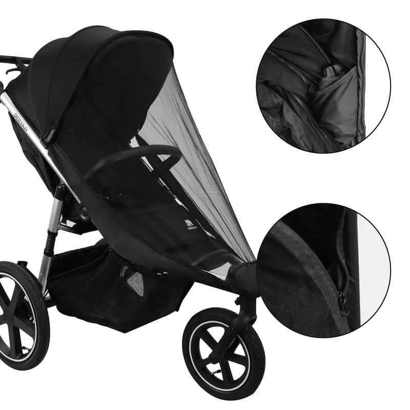 Passeggino sportivo Deryan Luxe Bolt per bambini - Passeggino jogging -Corridore