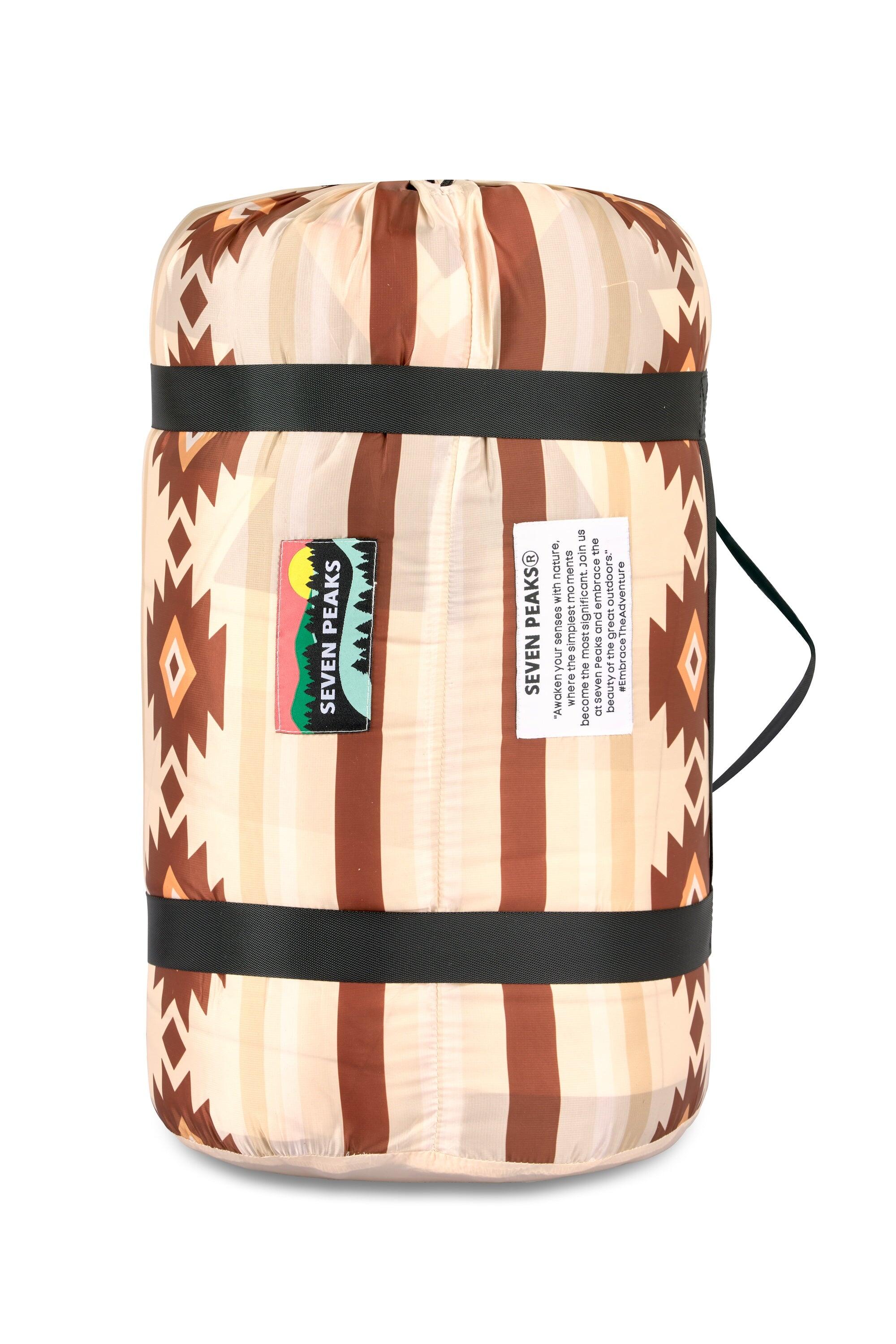 XL Outdoor-Bettdecke Seven Peaks Navajo beige 200x180cm 7/7