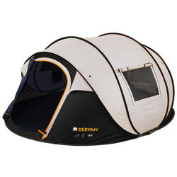 Luxe Pop Up Tent - 4 persoons - 1 Second Pop-Up - 8000MM waterkolom -Anti-UV 50+