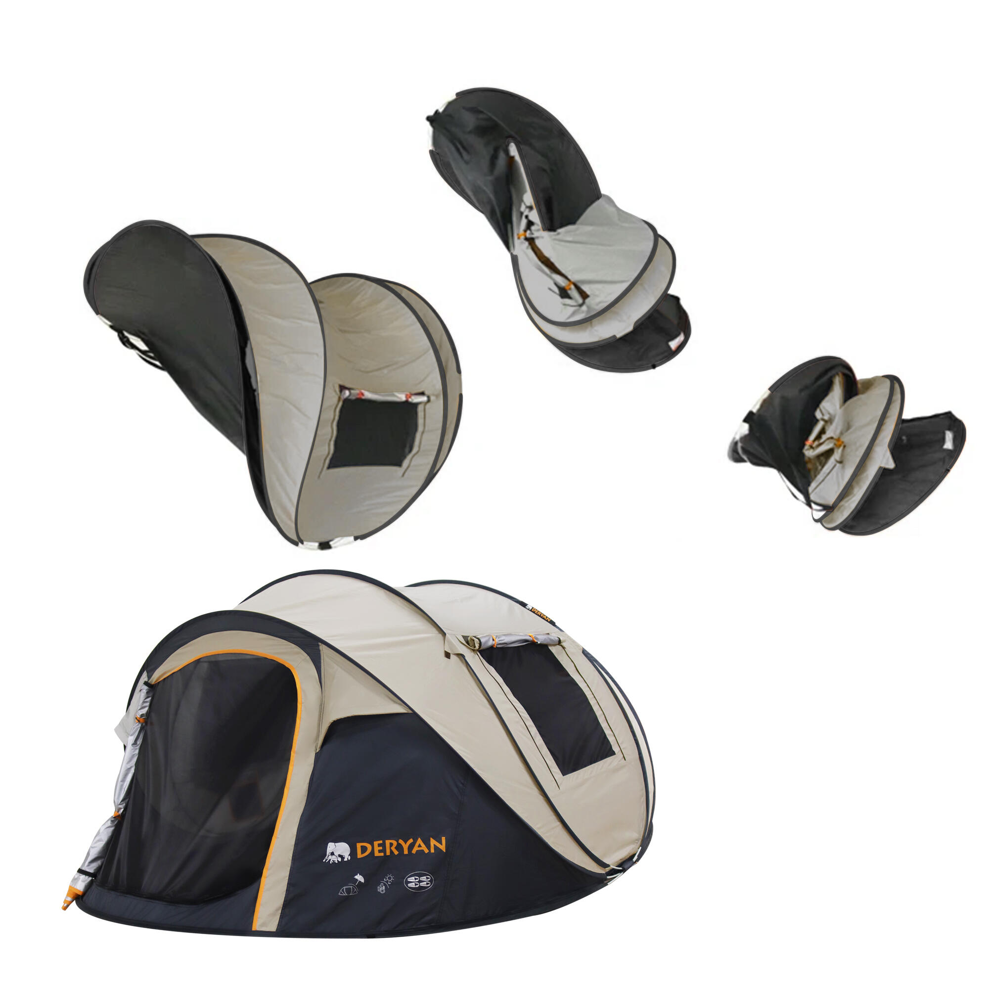 Regatta Malawi pixelated 2 persoons pop-up tent UTRG11849_multicoloured