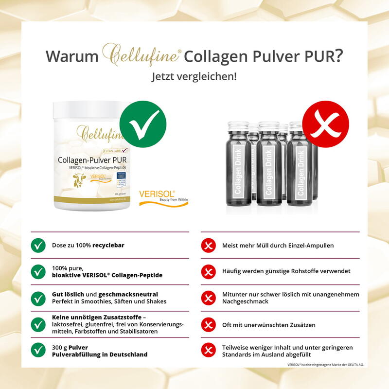 VERISOL® B (Rind) Collagen-Pulver PUR - 300 g Dose