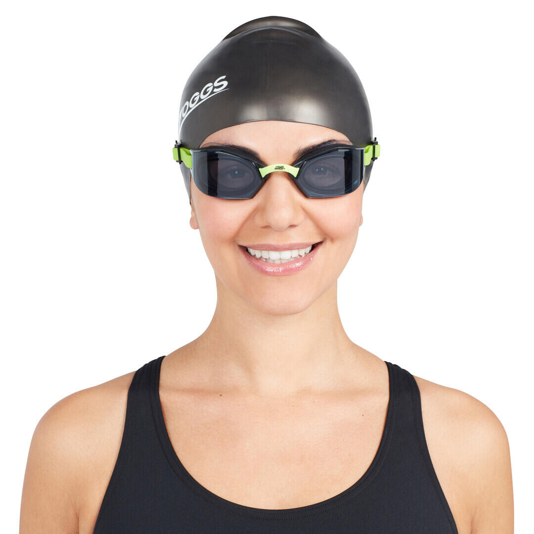 Zoggs Ultima Air Goggles - Lime/ Zwart/ Tint Smoke 2/6