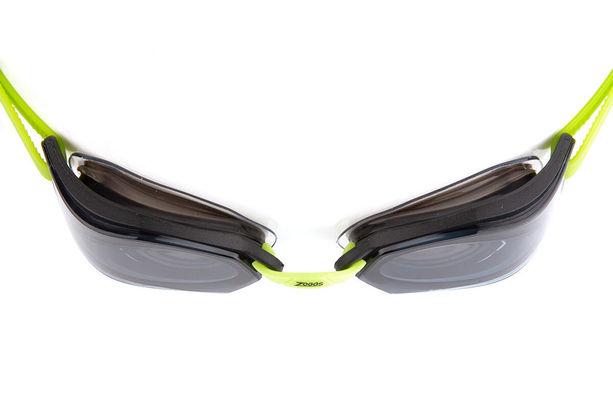 Zoggs Ultima Air Goggles - Lime/ Zwart/ Tint Smoke 4/6