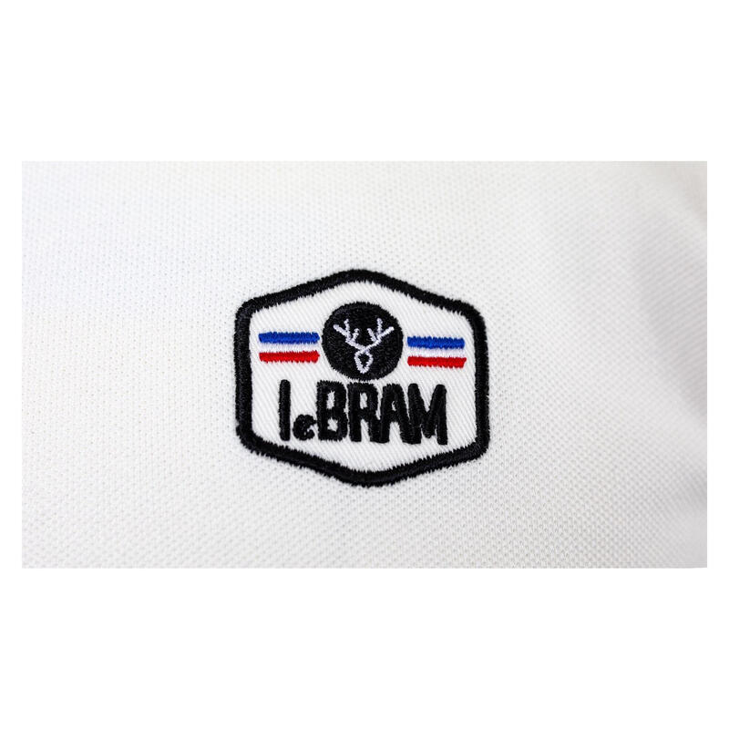 Polo Manches Courtes LeBram x Sport d'Epoque Marshmallow Blanc