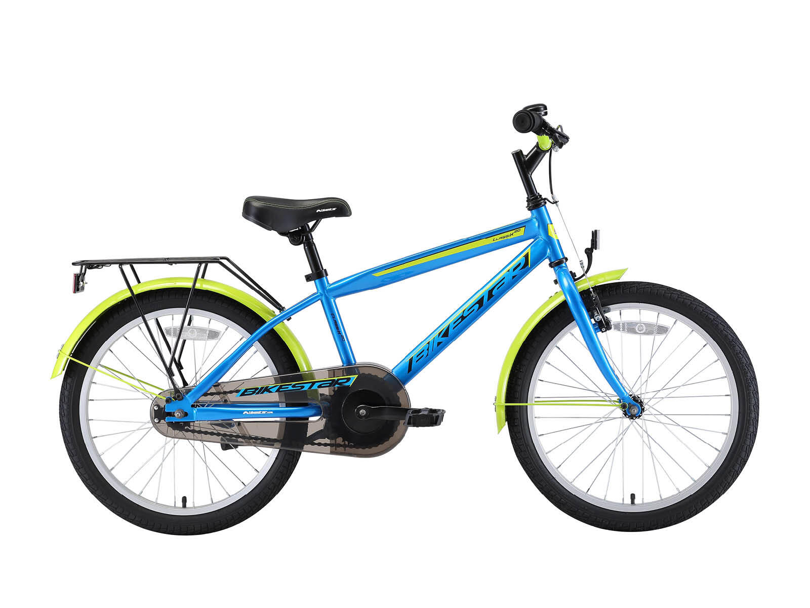 BIKESTAR Bikestar, Urban City, Kinderfahrrad, 20-Zoll, blau/grün