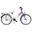 Bikestar kinderfiets Classic 20 inch lila/wit