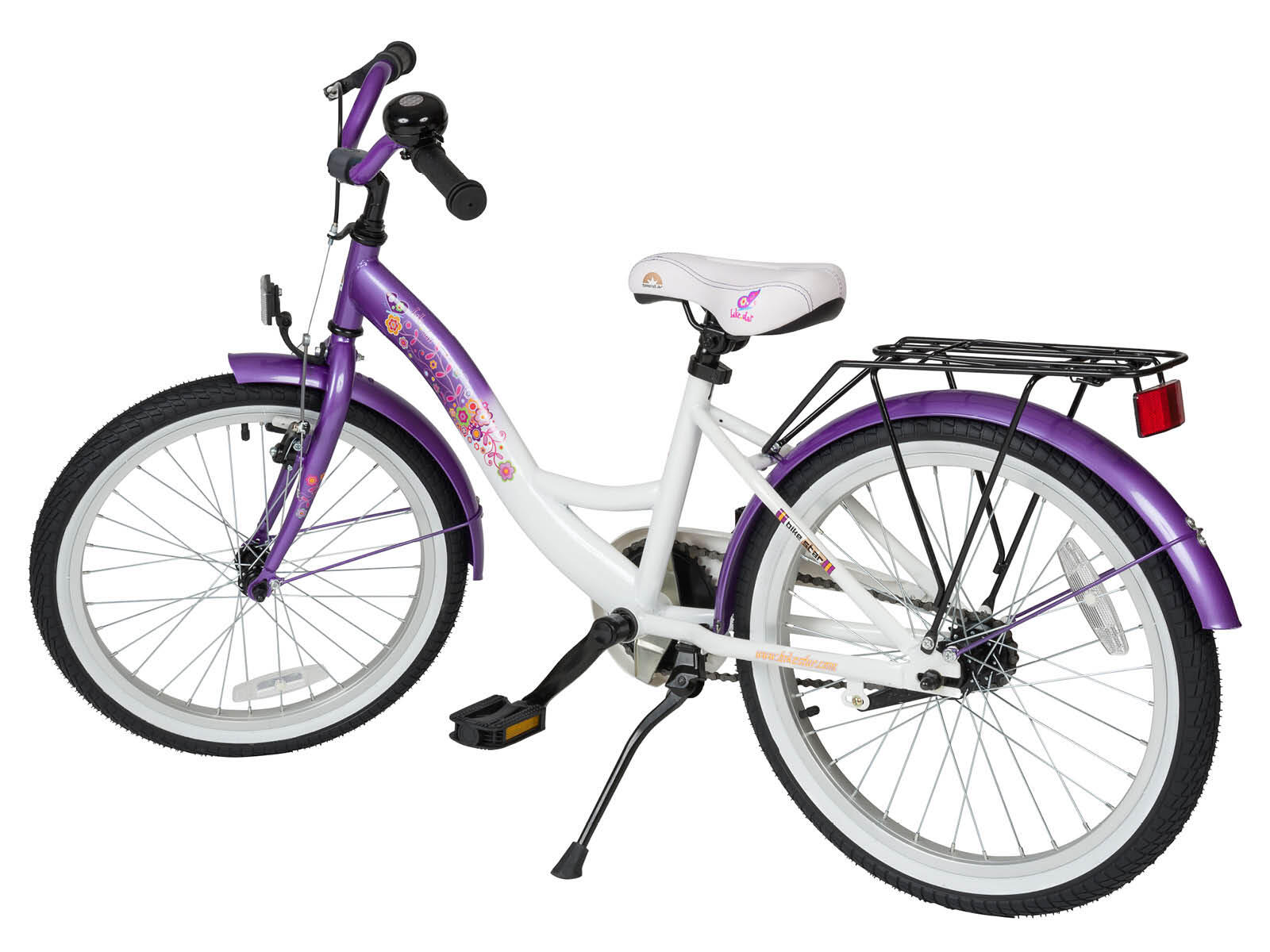 Bikestar kinderfiets Classic 20 inch lila/wit 2/7
