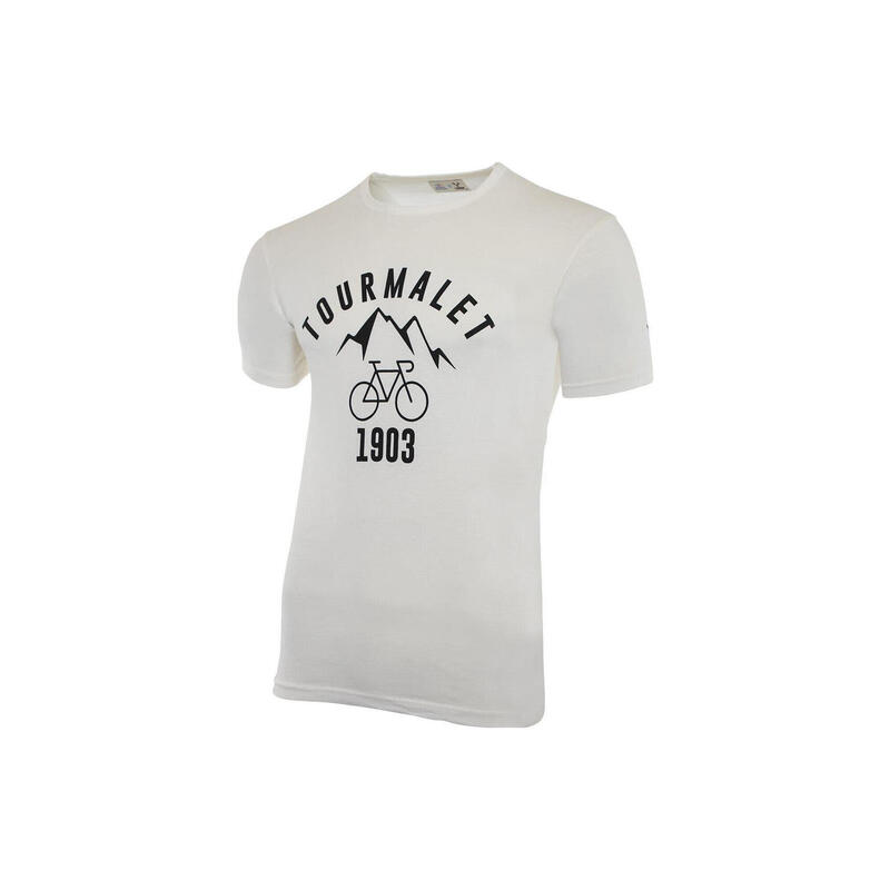 T-Shirt Manches Courtes LeBram x Sport d'Epoque Tourmalet Marshmallow