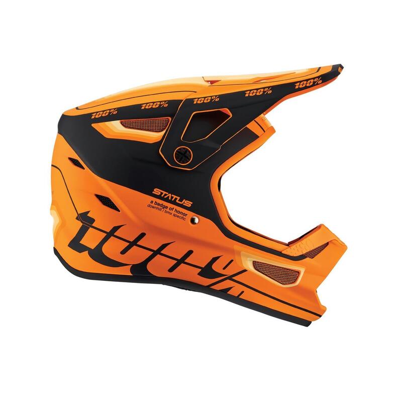 Casco Status - Topenga Naranja/Negro