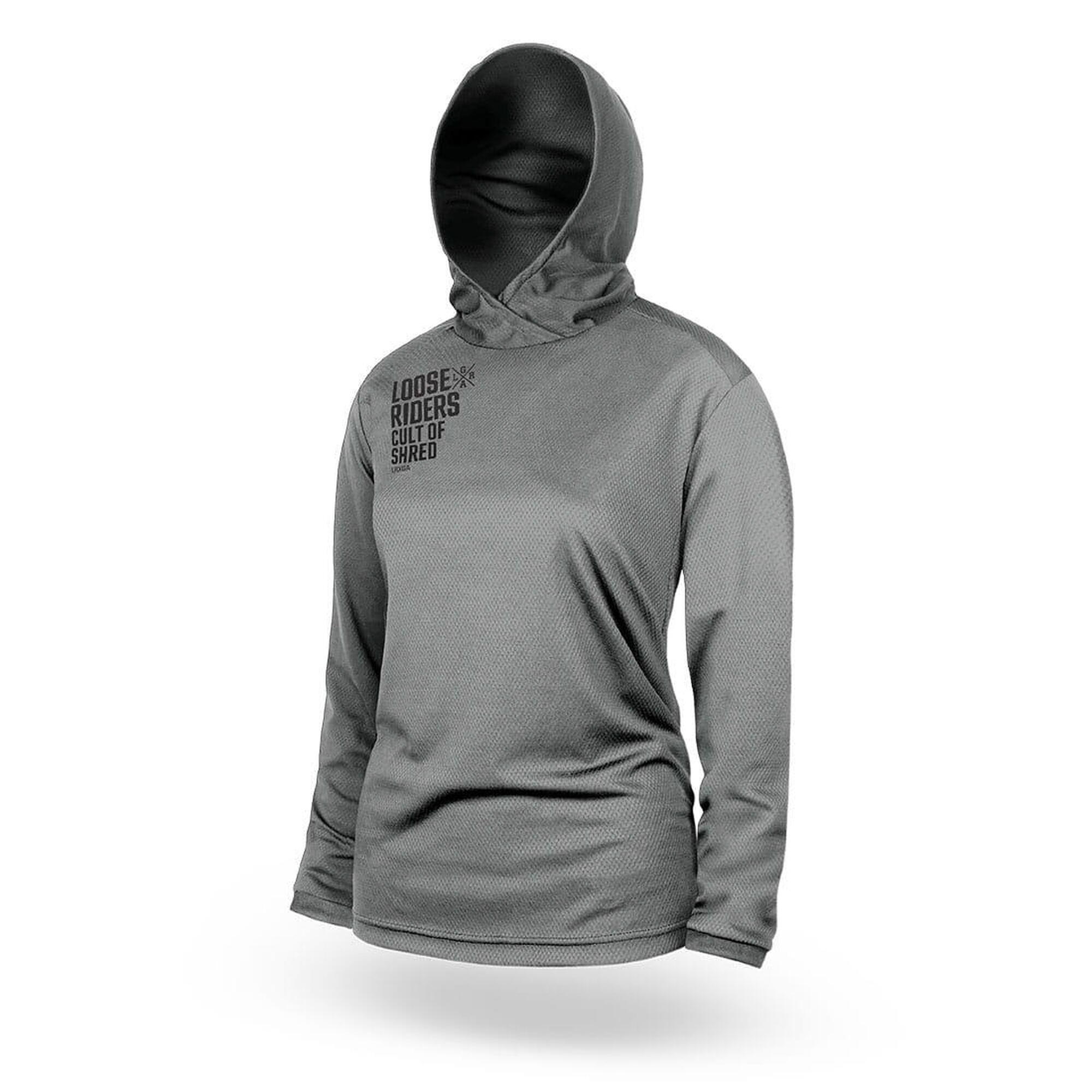 Loose Riders - Womens Hooded Jersey - Gris - Sweat-shirt - Gris - 36 Xs - Decathlon