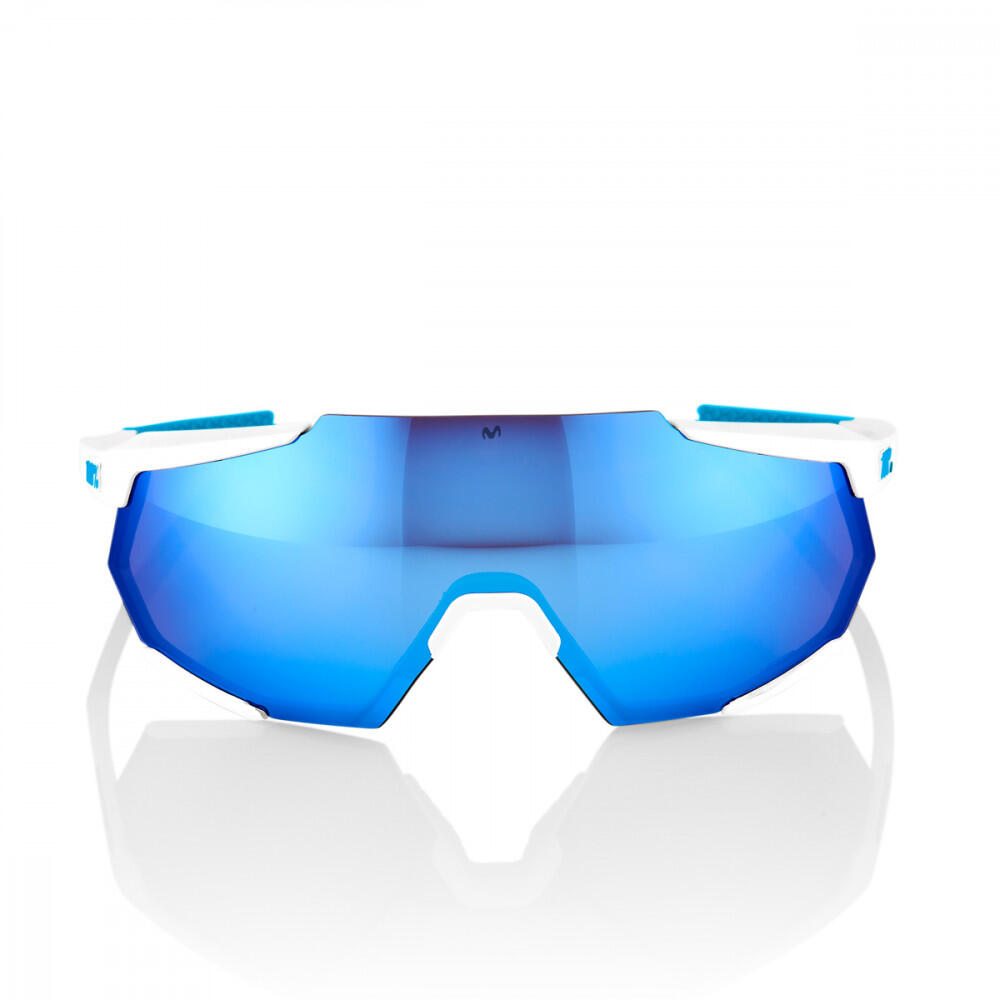 Gafas Ciclismo Movistar Team Racetrap 3.0. Lente Espejo Azul 2/4