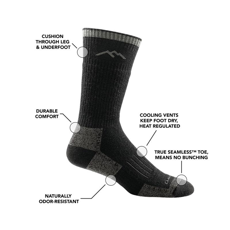 Darn Tough 2012 - Hunter Boot Sok - Full Cushion - Charcoal