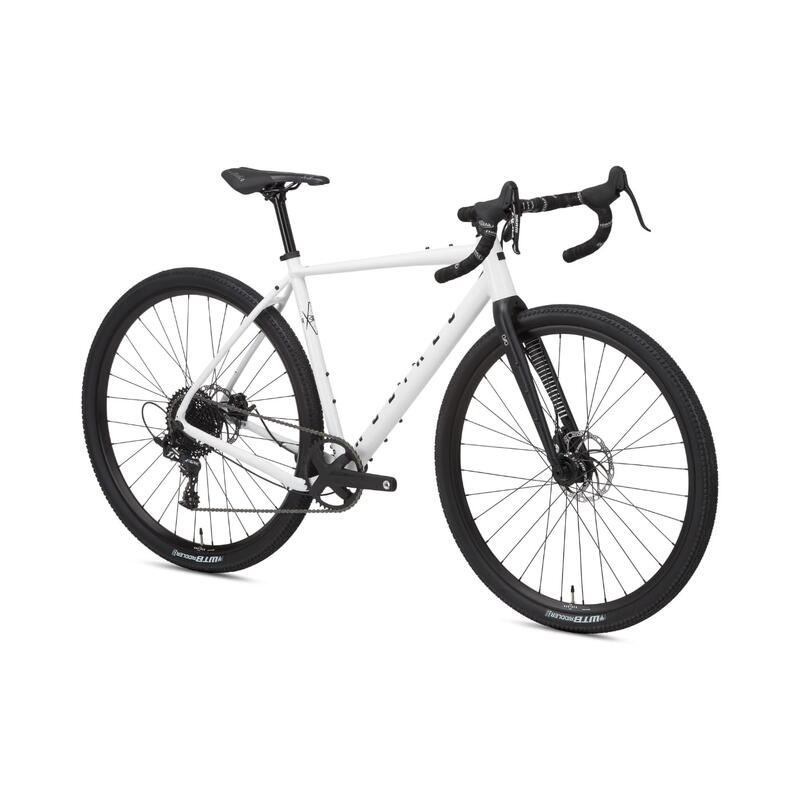 Bicicleta Gravel Aluminio RAG+ 3 PLUS Blanca 700*45c