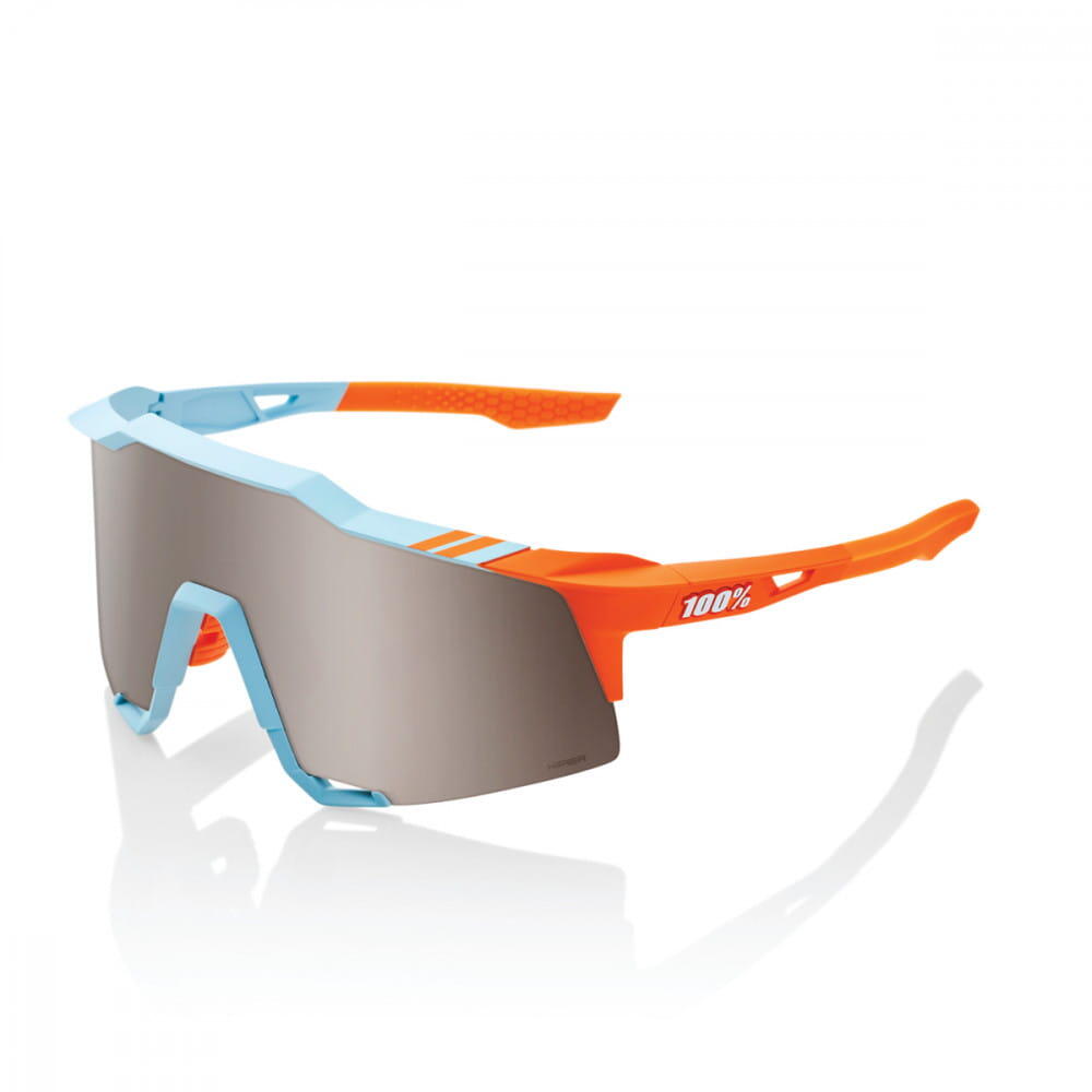 100% - Speedcraft - Lentille Hiper Mirror - Soft Tact Two Tone - Lunettes De Soleil - Gris - Taille Unique - Decathlon