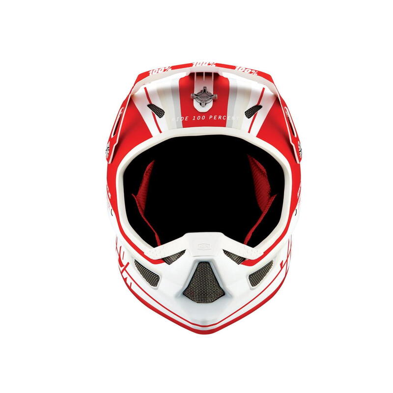 Status Helm - Topenga Rood/Wit