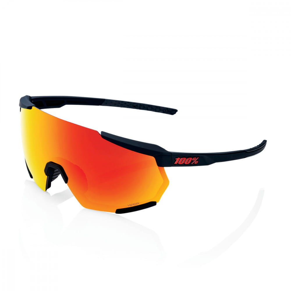 100% - Racetrap 3.0 - Lentilles Hiper - Soft Tact Noir - Lunettes De Soleil - Noir - Taille Unique - Decathlon