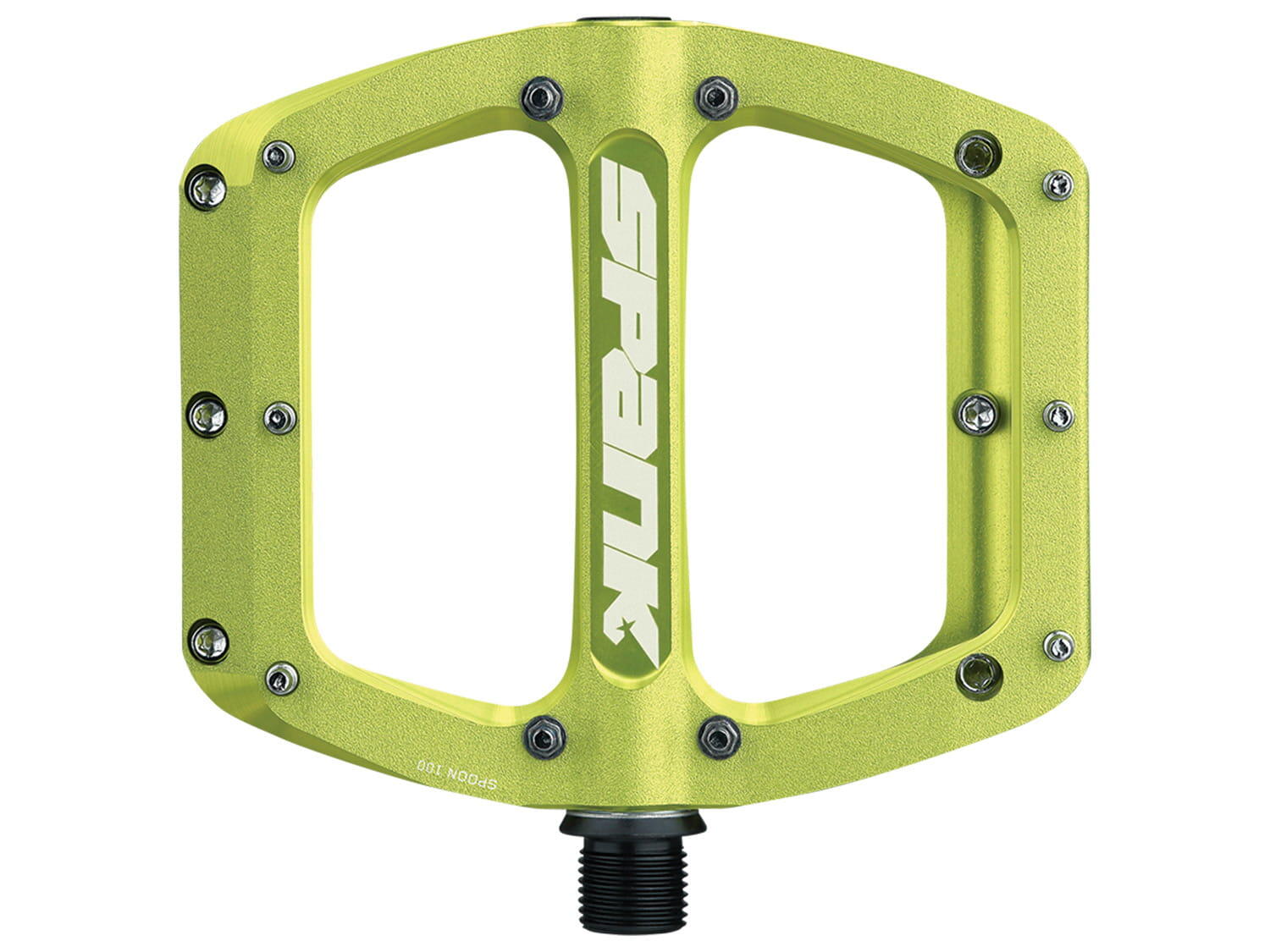 SPANK Spoon Reboot Flat Pedal - verde