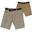 Hallyard Bermuda braun oder beige Freizeitshorts kurze Hose aus Baumwolle NEU