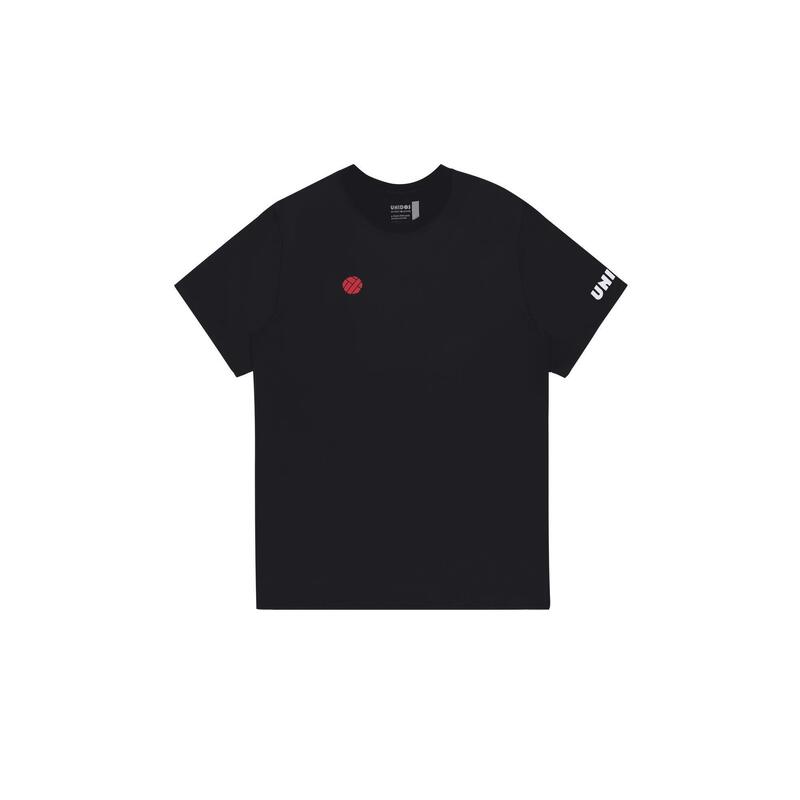 T-shirt Padel pour hommes - Balle print, noir/rouge