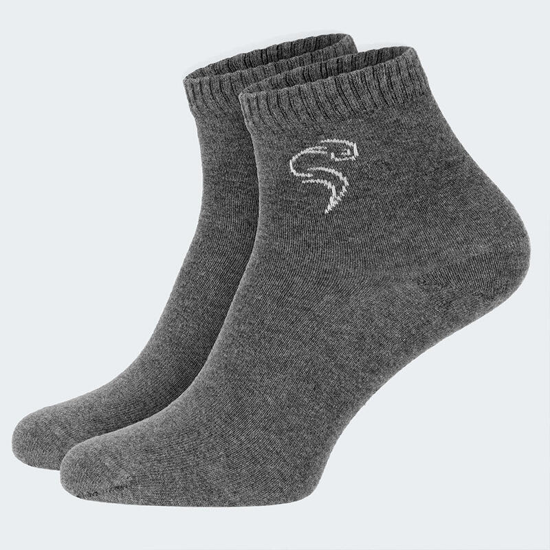 Quarter chaussettes | 3 paires | Femmes et hommes | Anthracite/Gris/Gris clair