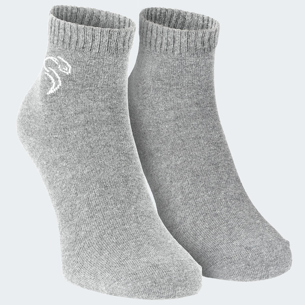 Quarter chaussettes | 3 paires | Femmes et hommes | Anthracite/Gris/Gris clair 2/7