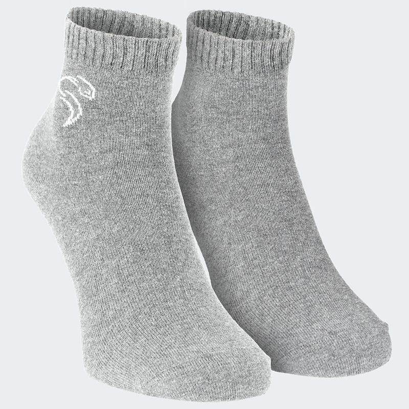 Quarter chaussettes | 3 paires | Femmes et hommes | Anthracite/Gris/Gris clair