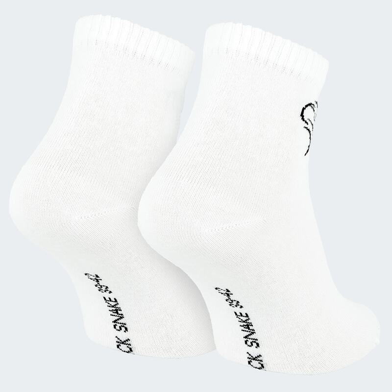 Quarter chaussettes | 3 paires | Femmes et hommes | Blanc