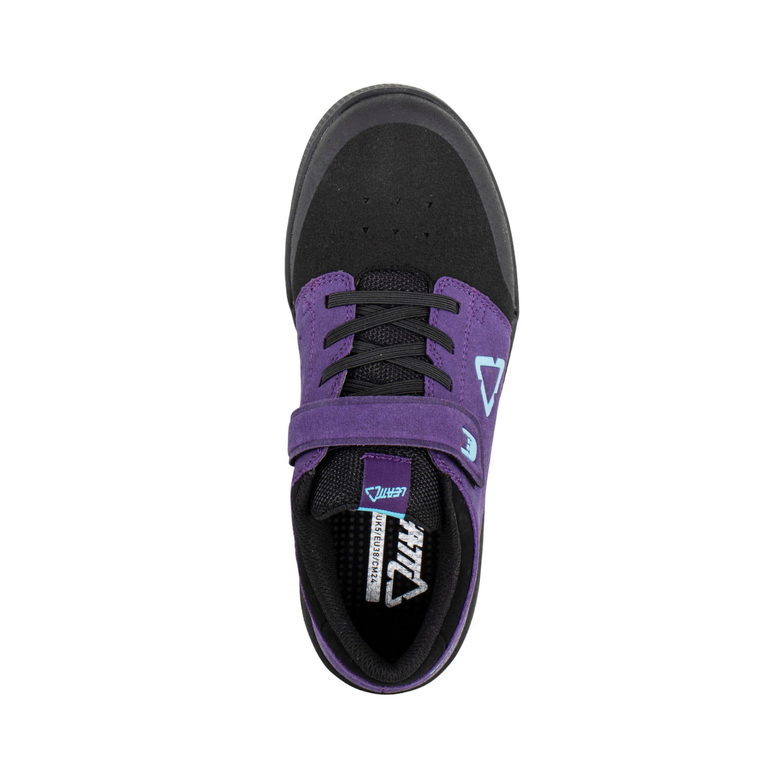 Chaussures de cyclisme garçon MTB 2.0 plates violettes 6/7